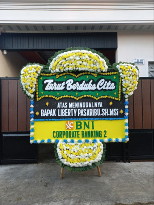 Papan Bunga Duka di Jeneponto