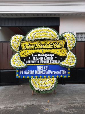 Papan Bunga Duka di Jeneponto
