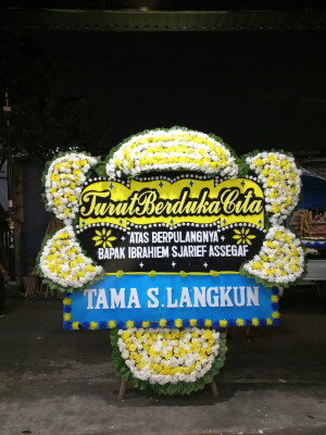 Papan Bunga Duka di Jeneponto