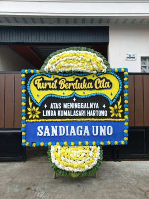 Papan Bunga Duka di Jeneponto