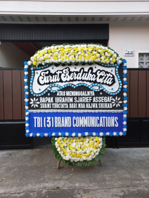 Papan Bunga Duka di Jeneponto
